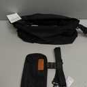 Guiseapue Universal Stroller Organizer with Cup Holder: Baby Essentials, Stroller Caddy Accessories with Detachable Phone Bag, Non-Slip Straps, Fits for Uppababy, Baby Jogger, New Moms Baby Gifts (Black)