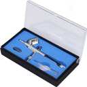 Premium Metal Airbrush Kit, Dual Action, 0.2–0.3 mm Nozzle, 7CC Cup, Professional Results, Versatile For Multiple Applications