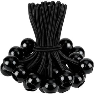 35 Pack Ball Bungee Cord, 6 Inch Bungee Cords with Balls for CargoTentsCampingHolding Wire and HosesTent Poles UV Resistant
