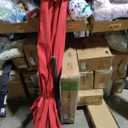 MASTERCANOPY Patio Umbrella with 32 Solar LED Lights -8 Ribs (11ft, Burgundy)