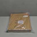 Urban Deco Wooden Decorative Tray Two Tiered Trays Decorations Round Serving Tray with Metal Handle, Wooden Cupcake Stand for Party Tiered Dessert Stand  Retro White Farmhouse Wood Tray