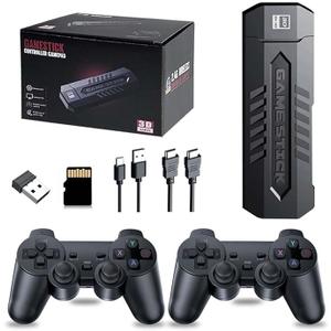 X2 Pro 4K Retro Game Stick, HD Home Video Game Console with 2 Wireless Controllers, HDMI Output, 30000+ Built-in Games (64GB)