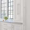 Amerock | Cabinet Pull | Stainless Steel | 25-3/16 inch (640 mm) Center to Center | Bar Pulls | 1 Pack | Drawer Pull | Drawer Handle | Cabinet Hardware