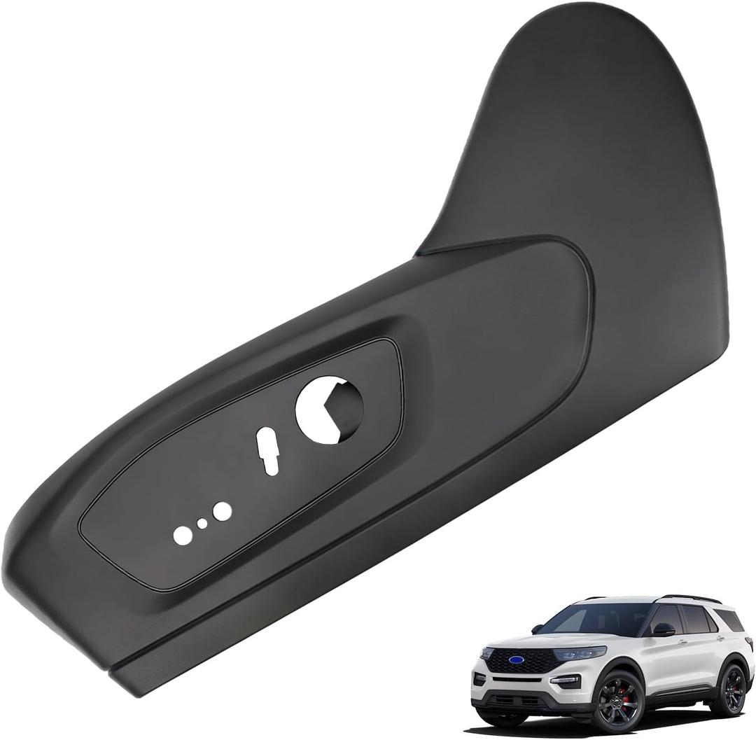 Drive Side Seat Trim Panel Bezel Cover Compatible with 2020-2023 Ford Explorer MB5Z7862187EC MB5Z-7862187-EC Black