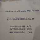 Miseno MSW-603696RFL Readyset 60" X 36" X 96" Fifteen Panel Alcove Shower Wall Kit - Stone Sierra