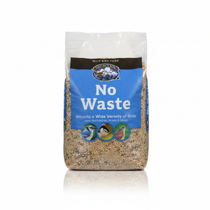 Waste Free Wild Bird Seed. No Mess Blend with Sunflower Hearts & Peanut Pieces – Bird Food for Outs