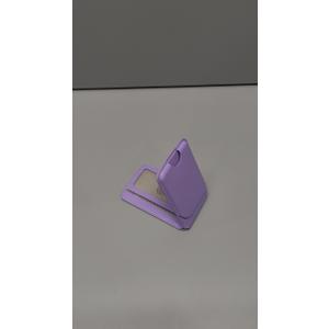 Upgraded for Magsafe Wallet, Strong Magnetic Phone Wallet with Adjustable Stand, Built in Makeup Mirror, 5 Card Holder, Rfid Blocking (Light Purple Fold)