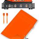 Silicone Griddle Cover 35"× 21" 
Heavy Duty Food Grade Silicone Protective Grill Cover - Protect Your Grill from Rodents, Insects, Debris, and Rust