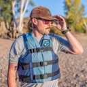 Full Throttle Adult Nylon Life Jacket, Blue 4X/7X