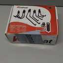 18 Pack Garage Hooks Heavy Duty - Anti-Slip Coating Garage Storage Hooks for Hanging BikeLadderGarden ToolsHose (Black)