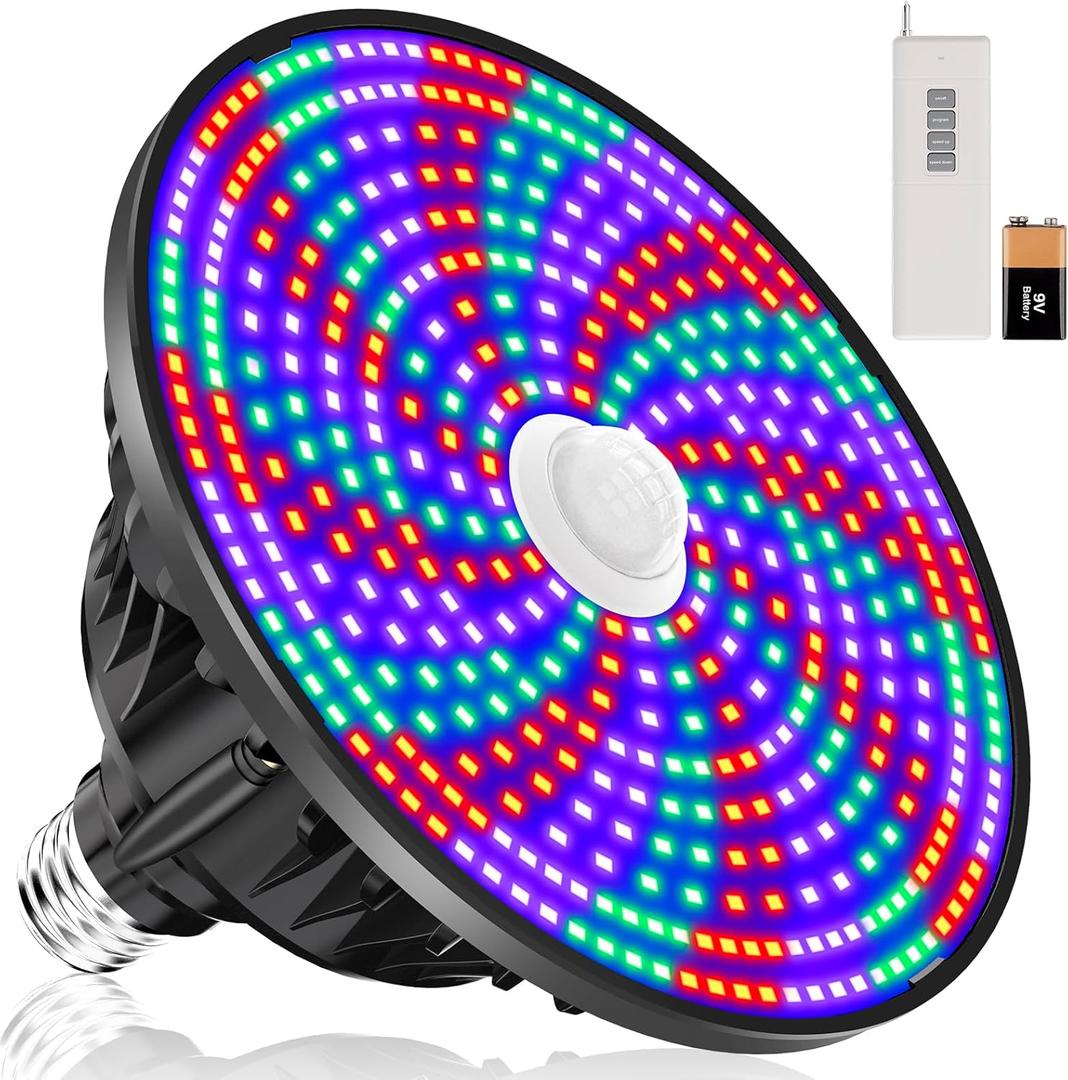 CEDIO Pool Lights for Inground Pool, 75W RGB Color Pool Lights Bulb with Remote Control, Led Pool Light Bulb for Inground Pool, E27 Replacement for Pentair Hayward Fixture (Black)