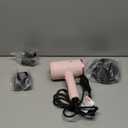 Slopehill Professional Ionic Hair Dryer, Powerful 1800W Fast Drying Low Noise Blow Dryer with 2 Concentrator Nozzle 1 Diffuser Attachments for Home Salon Travel (Pottery Pink and Rose Gold)