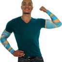 Littlearth unisex-adult NFL Strong Arms Tattoo Sleeves (Miami Dolphins)