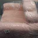 Blissful Diary Kids Couch, 2-In-1 Soft Toddler Couch Fold Out, Toddler Chair Comfy, Convertible Sofa to Lounger, Kids Furniture for Playroom, Gift for Birthday, Children's Day, Pink Shell