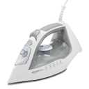 Amazon Basics 1700W 11" Steam Iron, With Non-Stick Ceramic Soleplate, 10 Fl Oz Water Tank (300ML), Auto Shut-Off, Anti-Drip, Anti-Calcification, Thermostat, 6.5Ft Cord, Gray