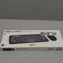 Logitech Pebble 2 Combo for Mac, Wireless Keyboard and Mouse, Slim, Quiet and Portable, Customizable, Bluetooth Mouse and Keyboard, Easy-Switch, for macOS, iPadOS - Tonal Graphite