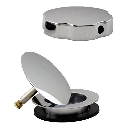 Westbrass European Style Trim for Cable Drive Bath Waste, Polished Chrome, D50TE-26