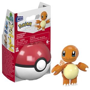 MEGA - Pokemon Pokeball Evergreen S4 Set - CHARMANDER in Poke Ball (16 Pieces) JCT35 MEGA - Pokemon Pokeball Evergreen S4 Set - CHARMANDER in Poke Ball (16 Pieces) JCT35