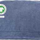 Molly Mutt Dragonstone Dog Bed Duvet Cover, GOTS-Certified 100% Cotton Canvas Cover for Dog, Puppy, or Cat Bed, Durable, Washable, and Free of Harmful Chemicals, Small, 22"x27"x5", Blue