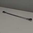 DURATECH 14 * 15 mm Extra Long Flex-Head Ratcheting Wrench, Metric, CR-V Steel