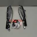 Diyife Bike Mirror 1 Pair, [New Version] HD Wide Angle Large Handlebar Rearview Mirror, Blast-Resistant 360Adjustable Bicycle Rear View Mirror Accessories for Ebike Mountain Road Bike (2 PCS-Black)