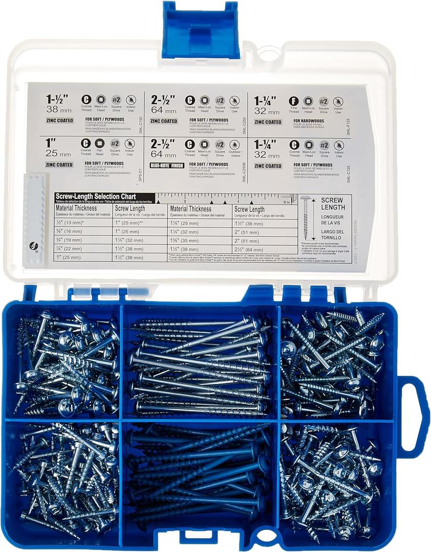 Kreg SK04 Pocket-Hole Screw Starter Kit
