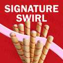 Pirouline Rolled Wafers  Strawberry  Rolled Wafer Sticks, Crme Filled Wafers, Rolled Cookies for Coffee, Tea, Ice Cream, Snacks, Parties, Gifts, and More  14.1oz Tin 3 Pack