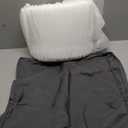 Patio Chair Cushion 20x20x3 Inch Waterproof Outdoor Seat Cushions for Patio Furniture 5-Year Color Fastness Garden Sofa Couch Chair Pads with Handle and Adjustable Straps(2 Pack, Dack Grey