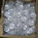 100 Pieces Martini Glasses 10.5oz Plasitc Ribbed Coupe Glasses Champagne Shatterproof Acrylic Vintage Cocktail Glassware Margarita Wine Glasses Disposable Cups for Parties Wedding Anniversary Clear