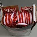 WdtPro 24-Pack Upgraded Solar Christmas Candy Cane Lights, Solar Pathway Lights Waterproof, Christmas Decorations Outdoor with 10 Modes and Bright 144 LED for Yard Garden Lawn Patio Party Decor