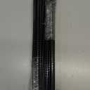 16 inches Ground Rebar Stakes (16 pcs) Heavy Duty Metal Spikes for Concrete Timber Garden Plant, Long Straight Steel Stakes for Tent, 3/8" Thickness Ground Anchors with Chisel Point End, Black