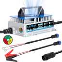 12V 20A Lithium Battery Charger 14.6V LiFePO4 Battery Charger IP67 Waterproof & 0V Wake Up 12 Volt Lithium Charger with 8 Protection for 12.8V LiFePO4 Battery of RV, Marine, Solar, Trolling Motor,Home