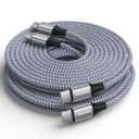 10ft, 2 Pack Long USB C to USB C Cable Fast Charging 60W, PD Type C Charger Cord for iPhone 16 15 Pro Max Plus, Samsung Galaxy S25 S24 S23 S22 Ultra A16 Z Flip6/Fold6, MacBook/iPad Pro (Grey)