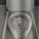 Hotsales Neck Fan, Hands Free Bladeless Neck Fans Portable Rechargeable, 6000 mAh Battery Operated Wearable Personal Fan, Cooling Neck Fan, 3 Speeds, USB Fan Gifts for Men, Women, Travel, Outdoor (White)