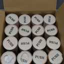 Tatuo 16 Pack Car Tissues Cylinder Holder with 3 Ply Facial Bulk Boho Round Tissue Holder Travel Tissues Boxes Container for Car Cup Wedding Gifts Home Bathroom Office (Warm)