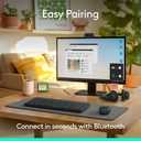 Logitech MK250 Bluetooth Wireless Mouse and Keyboard Combo: Fast & Easy Connectivity, Compact Wireless Keyboard, Ambidextrous Mouse, Durable Build - Windows/MacOS - Graphite