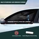 XCBYT Car Window Shades, Car Window Covers to Block UV and Heat, Window Shade for Bay in Car, Car Window Screen for Privacy Protection with Elastic Breathable Mesh for Camping Napping Dressing (XW-FWZ-B)