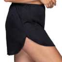 Vanity Fair Women's Daywear Solutions Half Slip 11711 (Black, L)