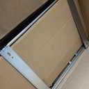 Knape & Vogt SBM15-2-35WH Cabinet Bottom Mount Pull Out Trash Can, 18.8-Inch by 14.25-Inch by 22-Inch