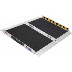 2FT Portable Wheelchair Ramp (Using 2-6''), 800LBS Capacity | Non-Slip Aluminum Ramps, Wheelchair Ramps for Home Steps, Stairs, Entry, Threshold, Doorways, Scooter, Ergonomic Handle