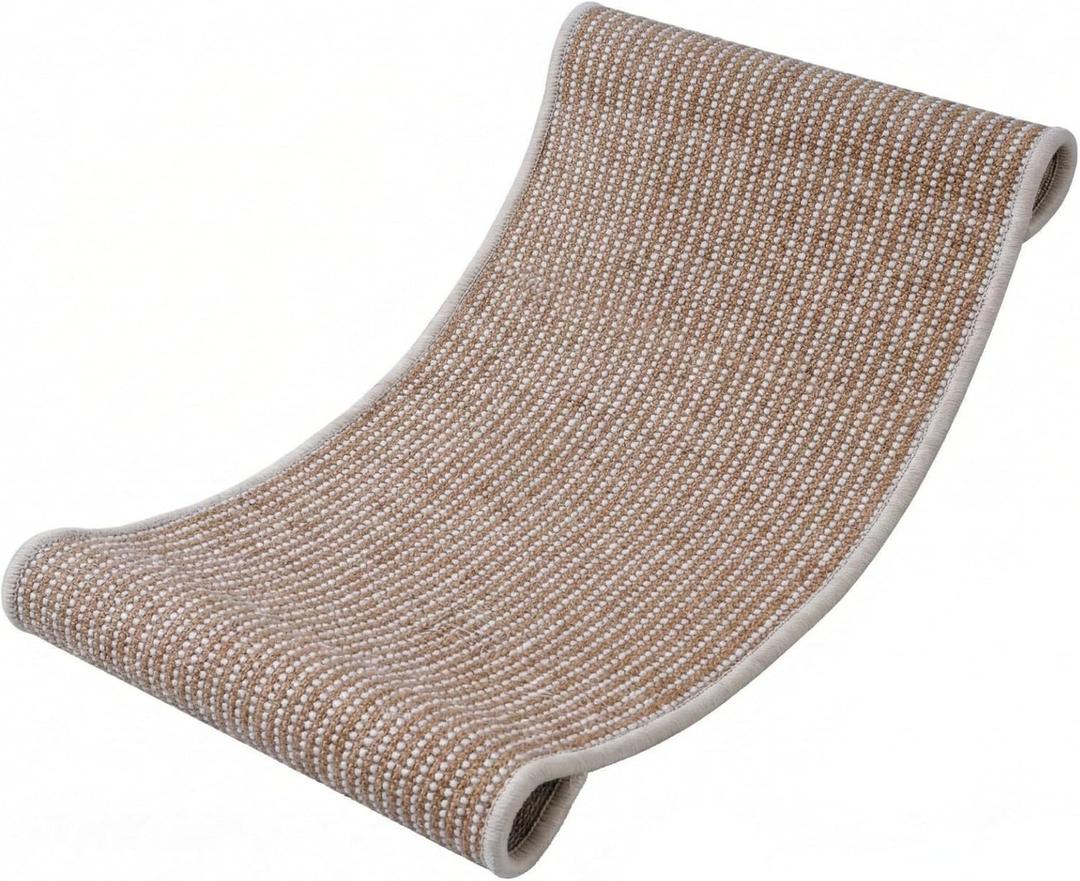 Cat Scratcher Bed L Mat for Indoor Cats, 23.6" Large Natural Sisal Cat Scratching Board Replacement Mat