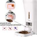 12L Smart Automatic Dog Feeder Large Breed with Camera, 5G WiFi Automatic Cat Feeders Food Dispenser 1080P Full HD Pet Camera Treat Dispenser with Night Vision and 2-Way Audio