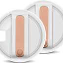 40 OZ Tumbler Lids Fit for Stanley Cup Replacement Lid Spill Proof Resistant Tumbler Replacement Cover for Stanley,2 Pack (Carnation)