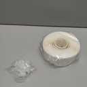 Landical 2" x 10 ft Vinyl Straps for Patio Chairs Repair Webbing Lawn Chair Replacement Straps with 20 Pcs Rivets for Summer Garden Furniture(White)