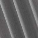 Amazon Basics Faux Linen Blackout Curtains for Bedroom and Living Room, 2-Piece Set with Grommets, 52" W x 84" L, Grey