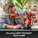 LEGO NINJAGO The Fire Knight Mech Building Set - Model Kit with Kai Minifigure from Legends Monstrosity - Teen Room Decor - Gift for Teenage Boys and Girls, Ages 14+ - 71846