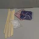 Happyyami 12pcs Patriotic Wind Spinners for Memorial Day Outdoor Pinwheel Decorations for Garden Independence Day and Decor Durable Lightweight Easy to Use