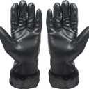 Heat Logic Thermal Winter Gloves for Women, Touchscreen Compatible Cold Weather Hand Gloves, Warm, Windproof and Soft Gloves (Small-Medium, Charcoal Black)