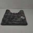 GRANNY SAYS U Shaped Toilet Mat, Bathroom Rugs Non Slip Washable, Absorbent Microfiber - Soft Plush Shaggy Bath Carpet, 20" x 24", Deep Gray (U-Shaped 20" x 24")