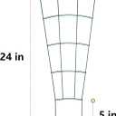 6-Pack Indoor Plant Trellis - 24 Inches, Heavy-Duty Metal for Climbing Houseplants, Flowers, Vines, and Ivy